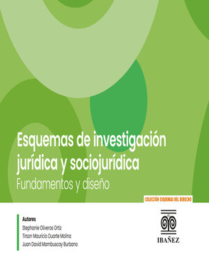 cover image of Esquemas de investigación jurídica y sociojurídica